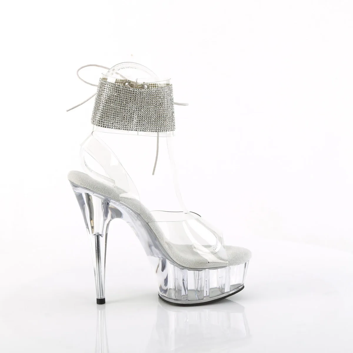 6 Inch Heel DELIGHT-691-2RS Clear