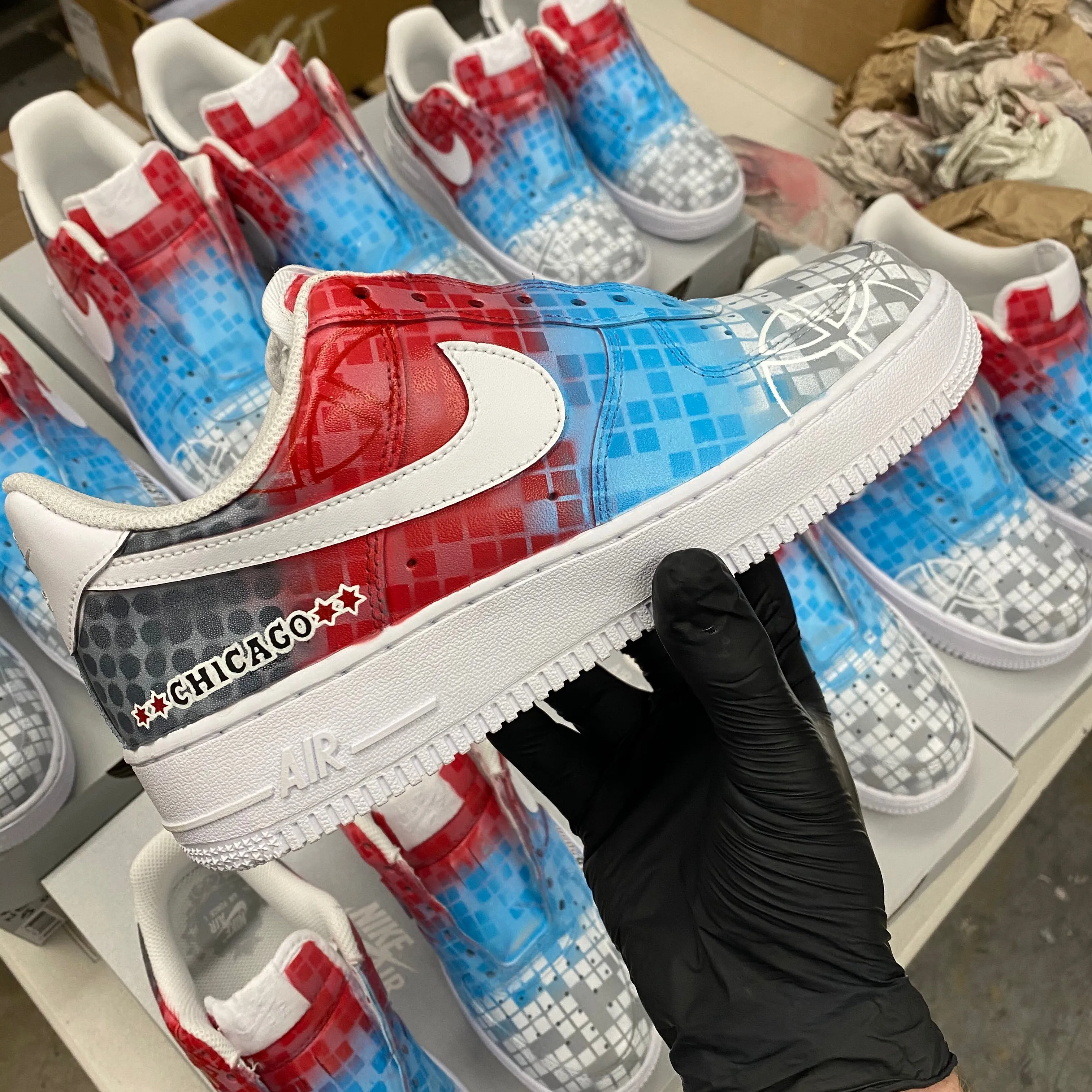 6 Pairs of AF1s for 2020 NBA Celebrity Game - Custom Order - Invoice 2 of 2