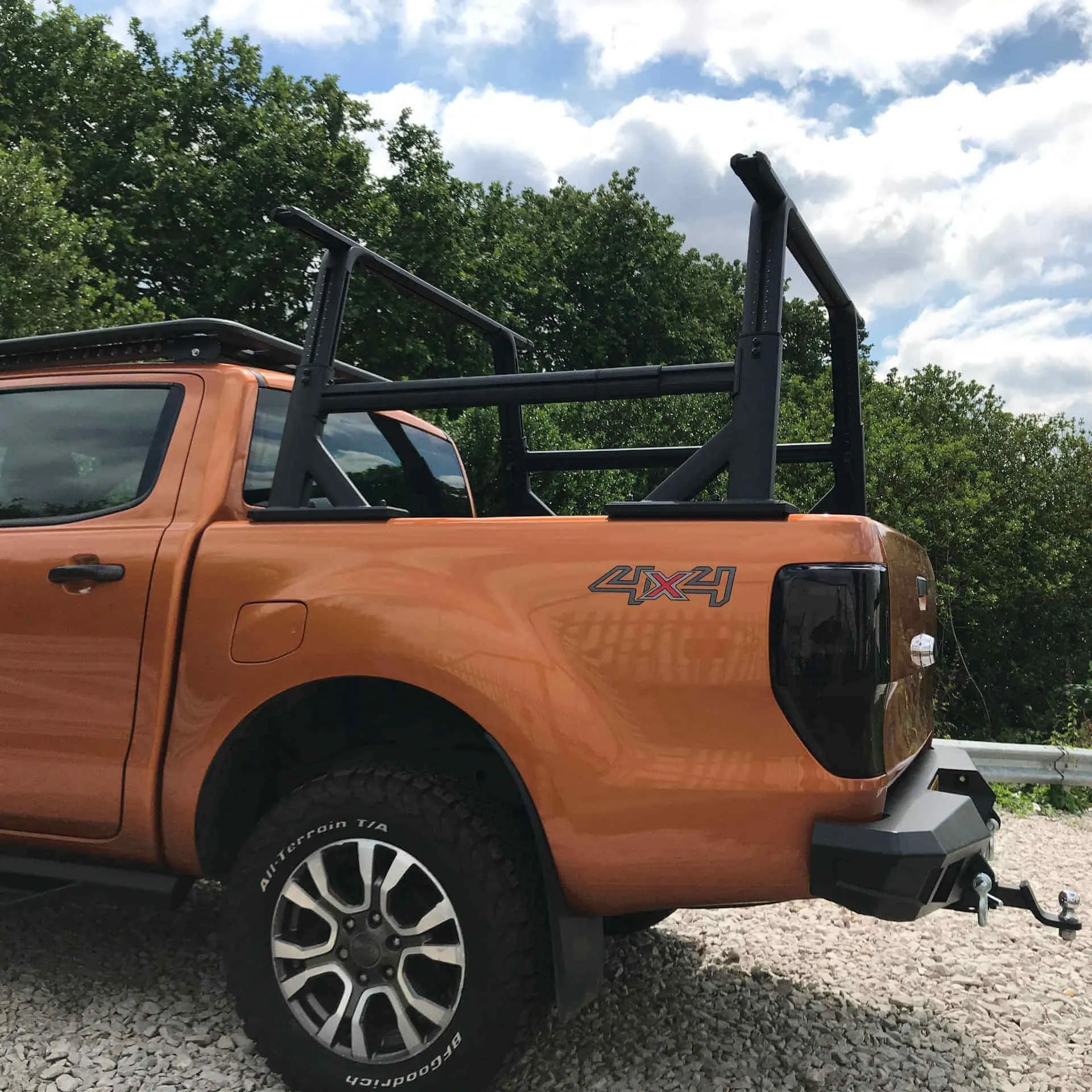 Adaptable Adjustable Cargo Rack fits with or without a Roll & Lock