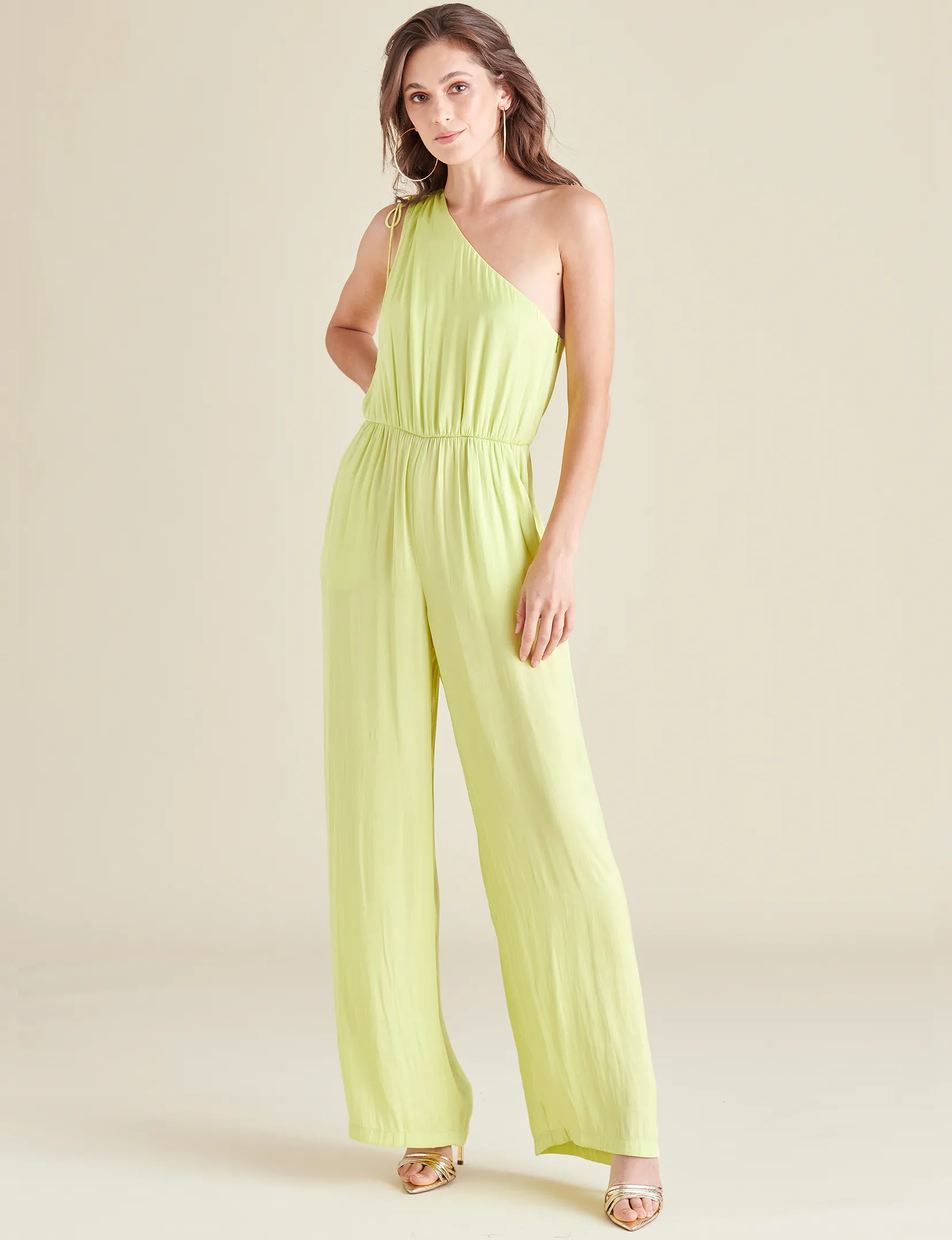 Adele Jumpsuit, Golden Lime