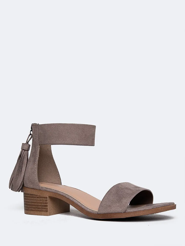 Ankle Strap Block Heel Sandal