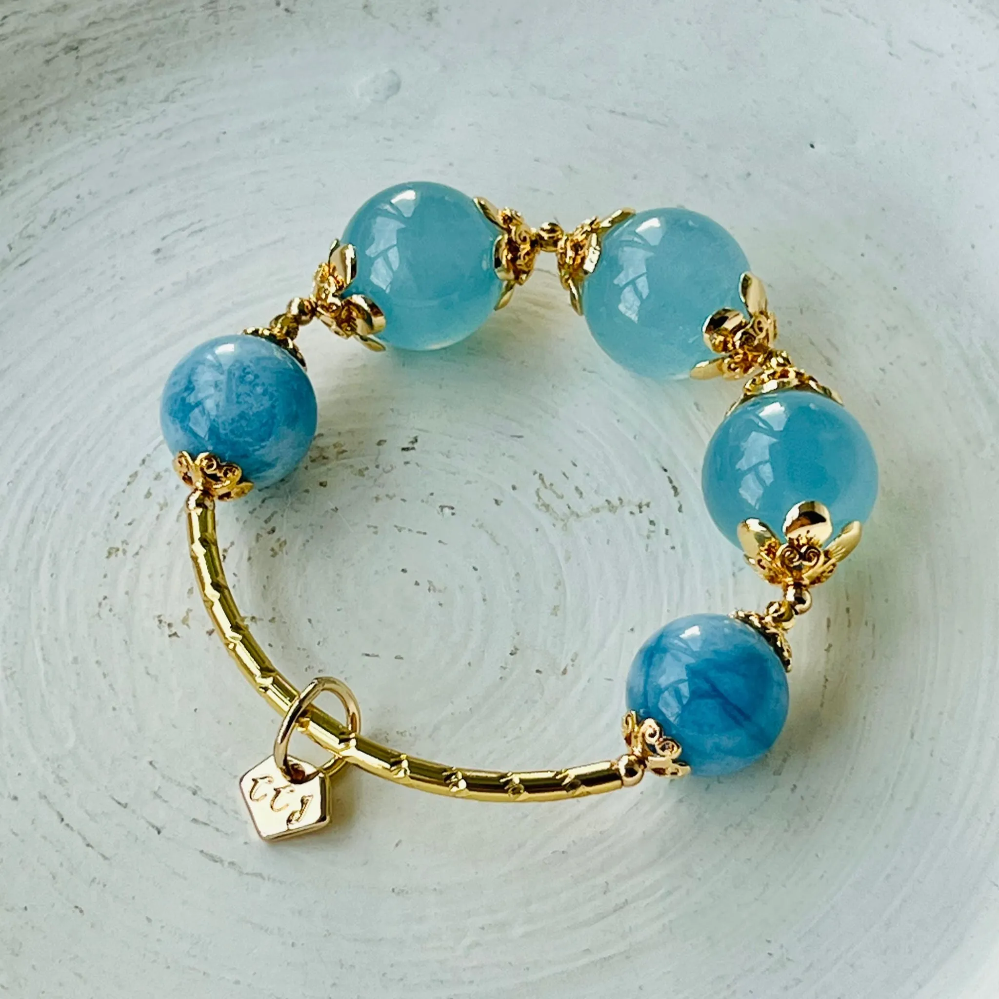 Aquamarine Supreme Diadem Bracelet