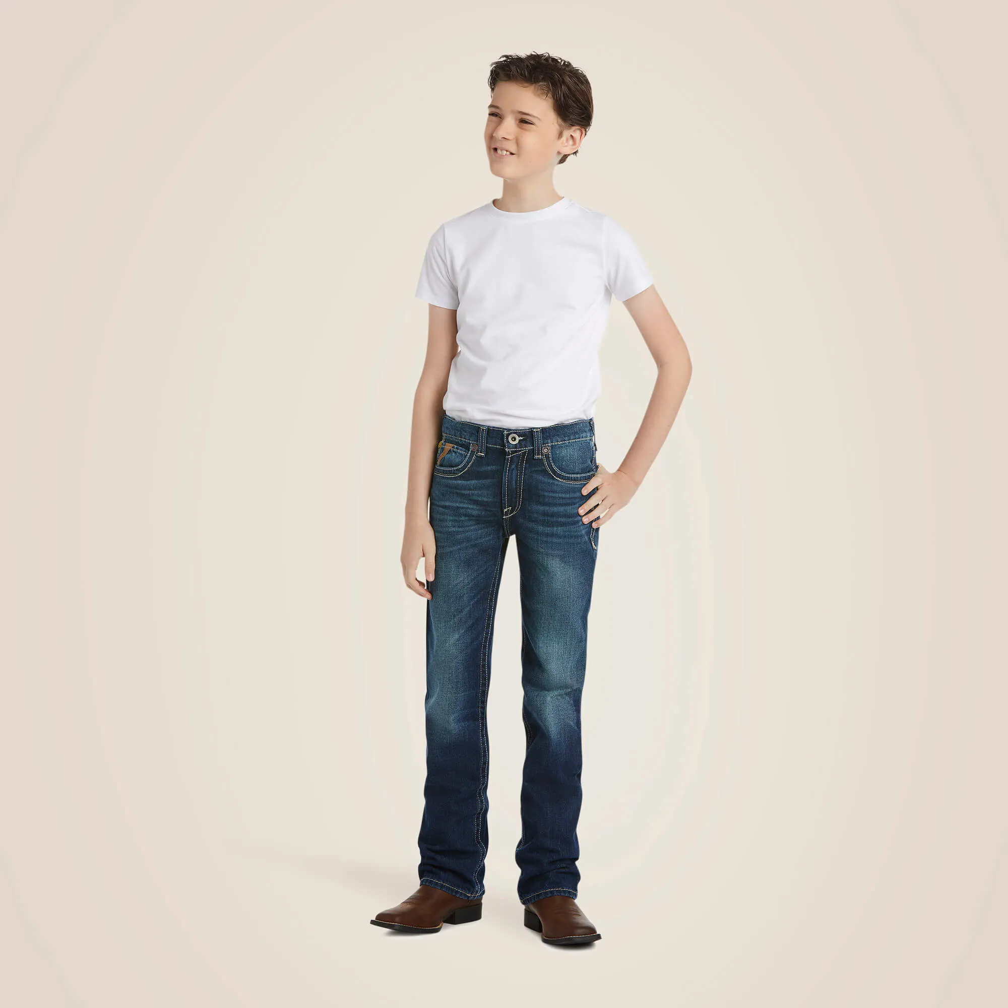 B5 Slim Boundary Stackable Straight Leg Jean