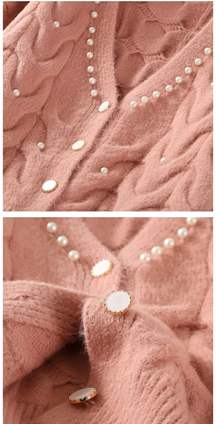 Beaded Casual Women Cardigan Sweaters