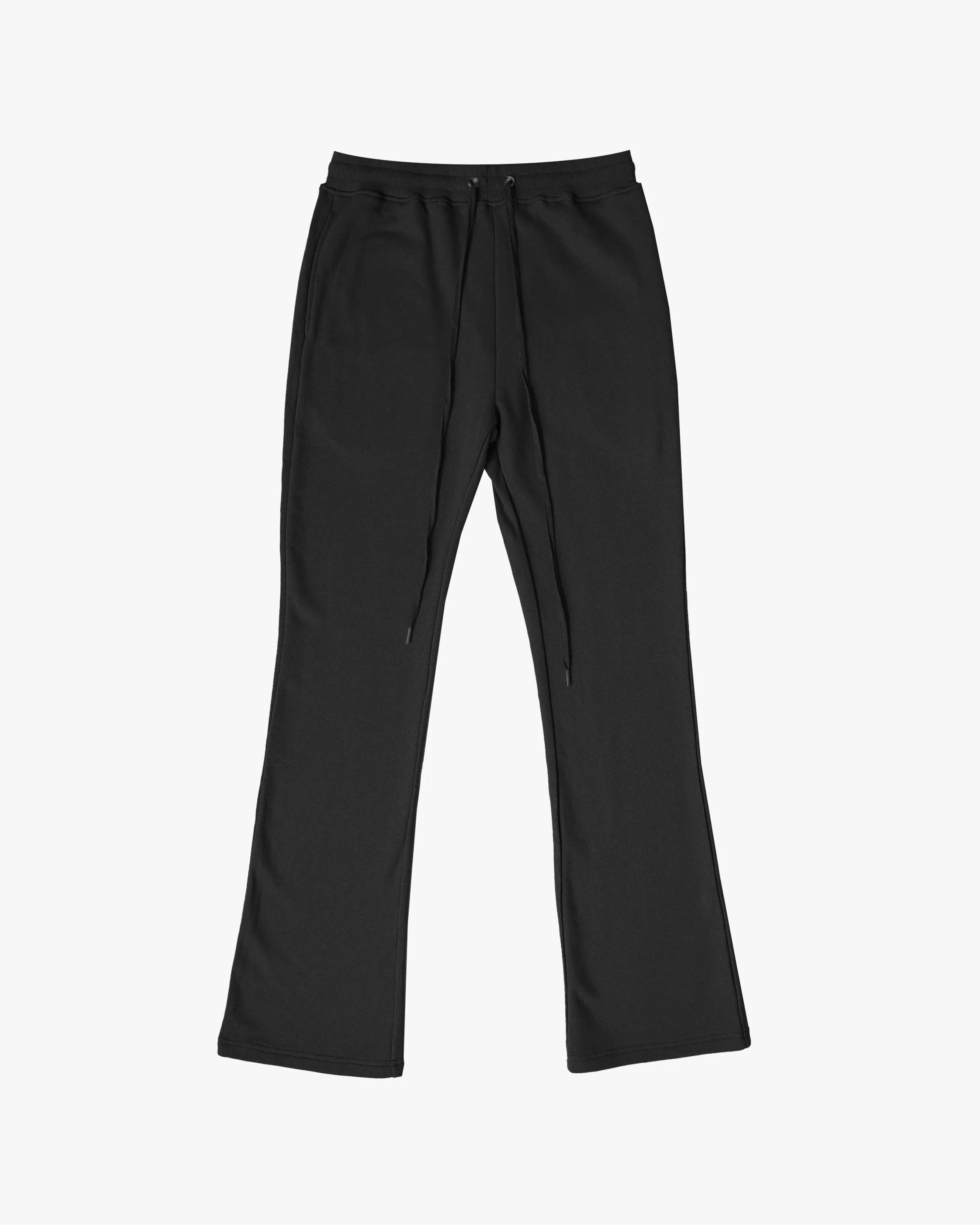 BIG N TALL PERFECT FLARE SWEATPANTS-BLACK