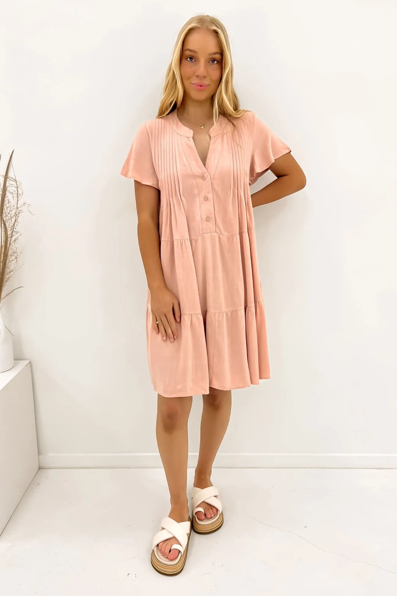 Blaire Mini Dress Blush