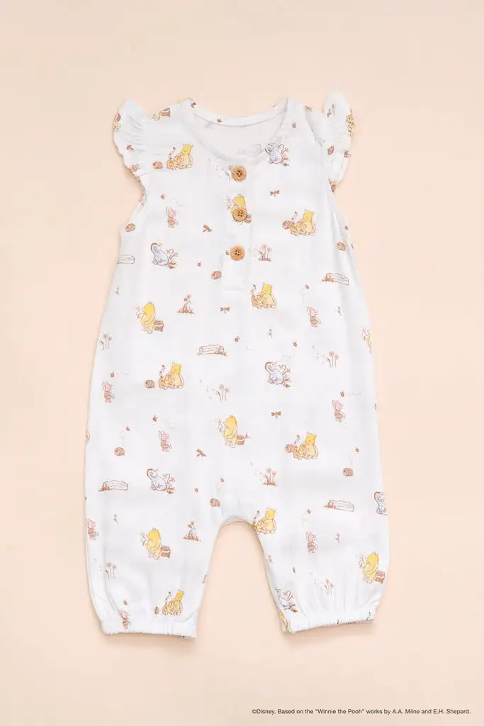 Caitlyn Romper - Dandelion Pooh