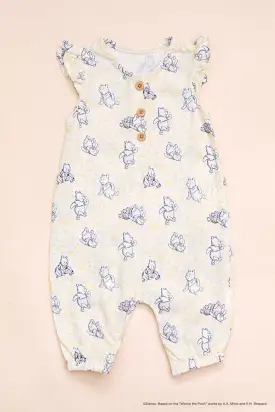 Caitlyn Romper - Yellow Hunny Pooh