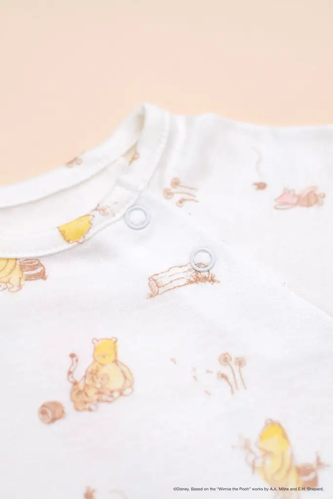 Caleb Romper - Dandelion Pooh