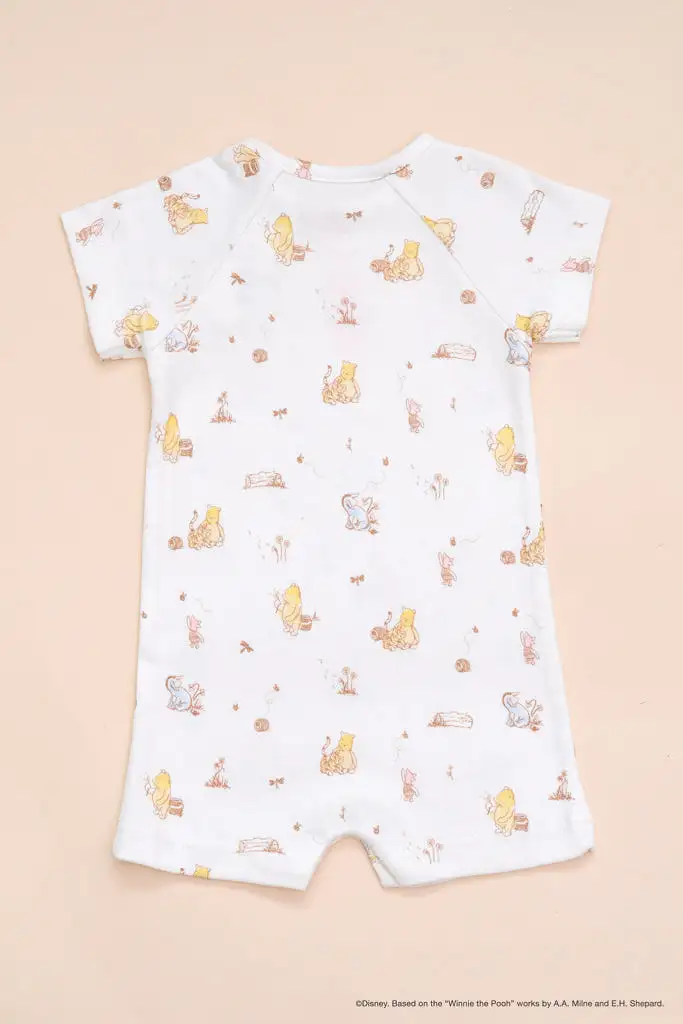 Caleb Romper - Dandelion Pooh