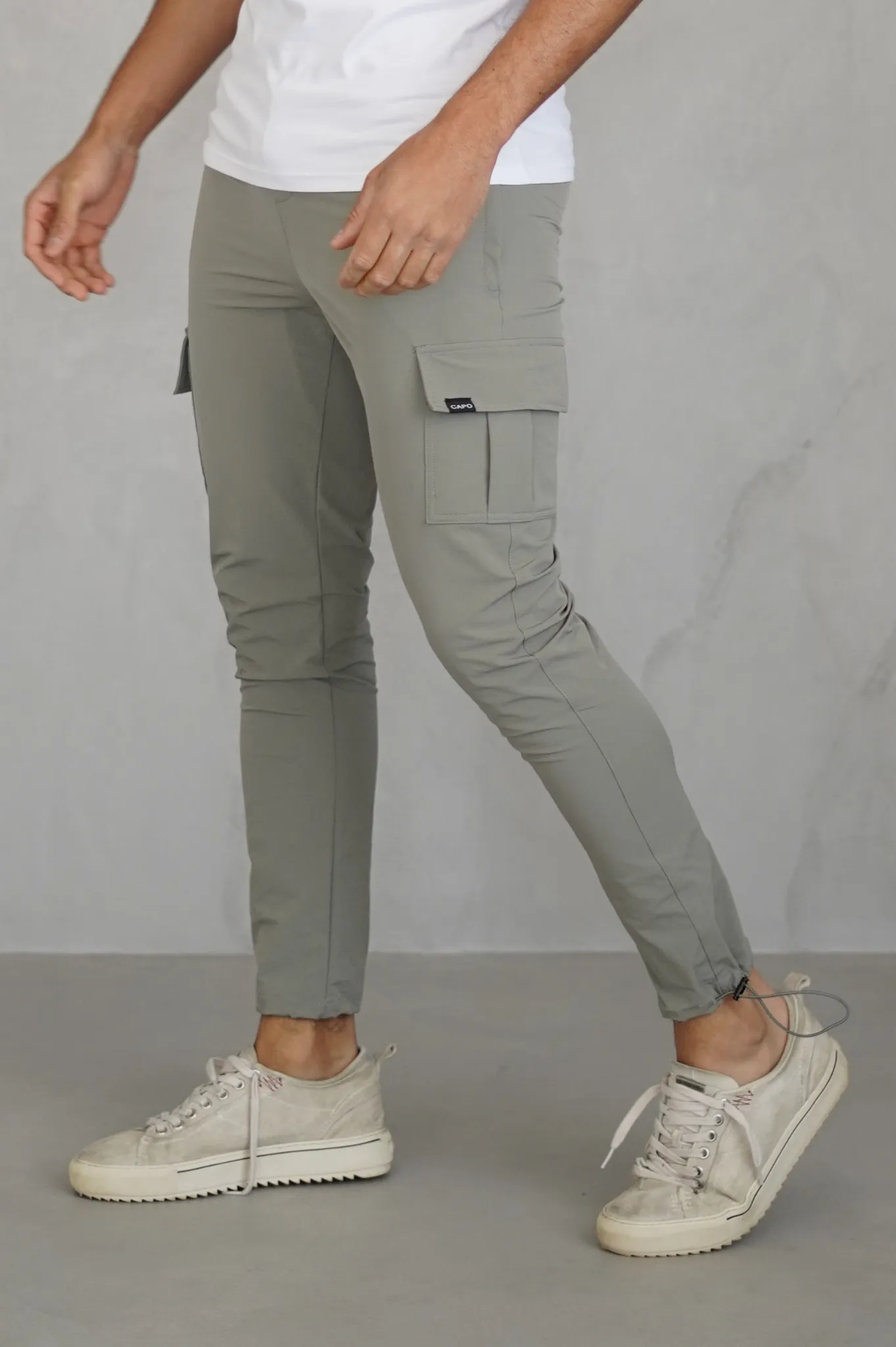 Capo UTILITY Cargo Pant Toggle V2 - Light Grey