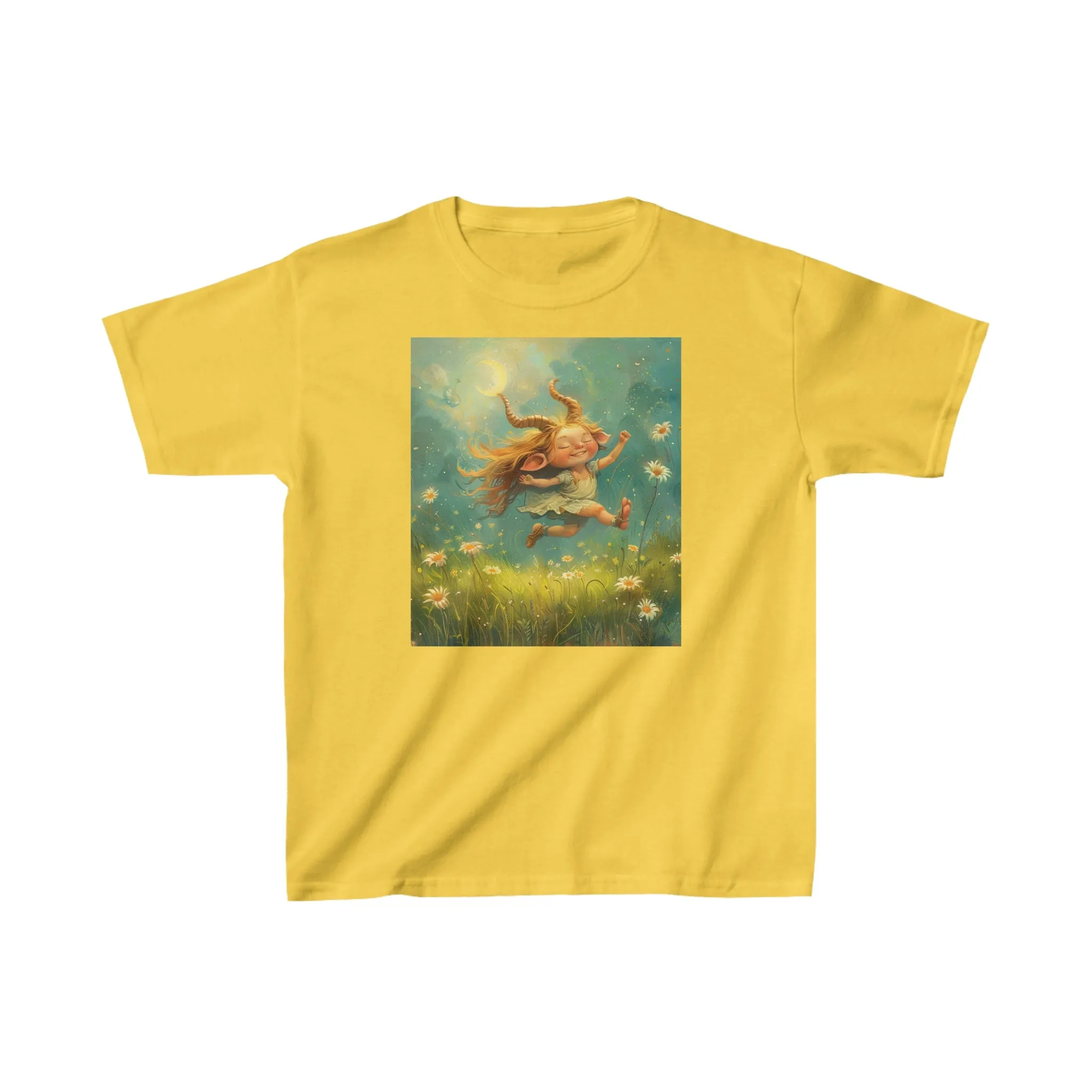 Capricorn zodiac Kids Heavy Cotton Tee