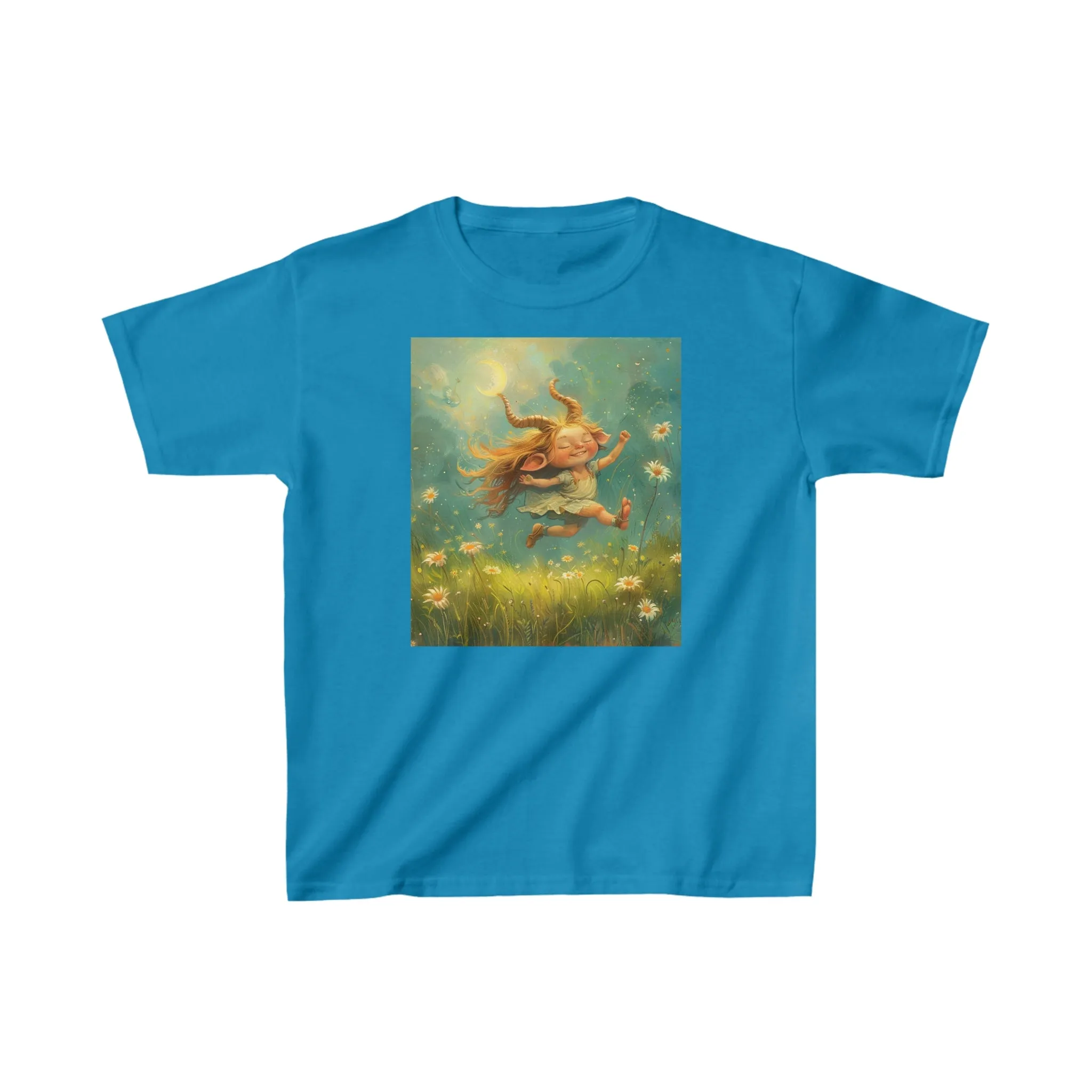 Capricorn zodiac Kids Heavy Cotton Tee