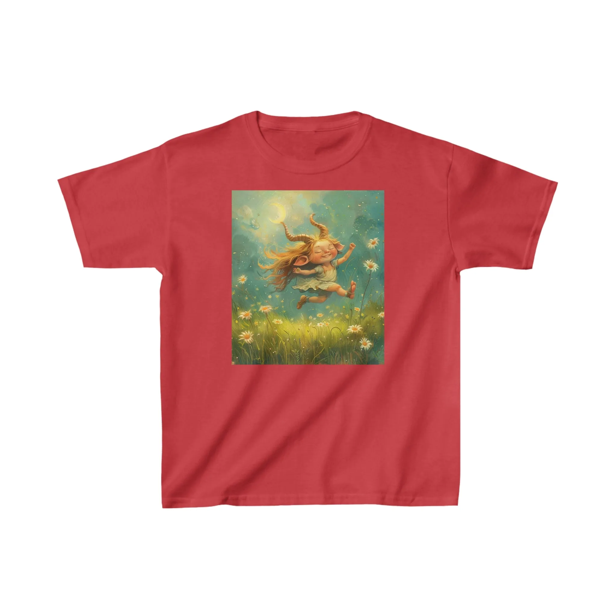 Capricorn zodiac Kids Heavy Cotton Tee