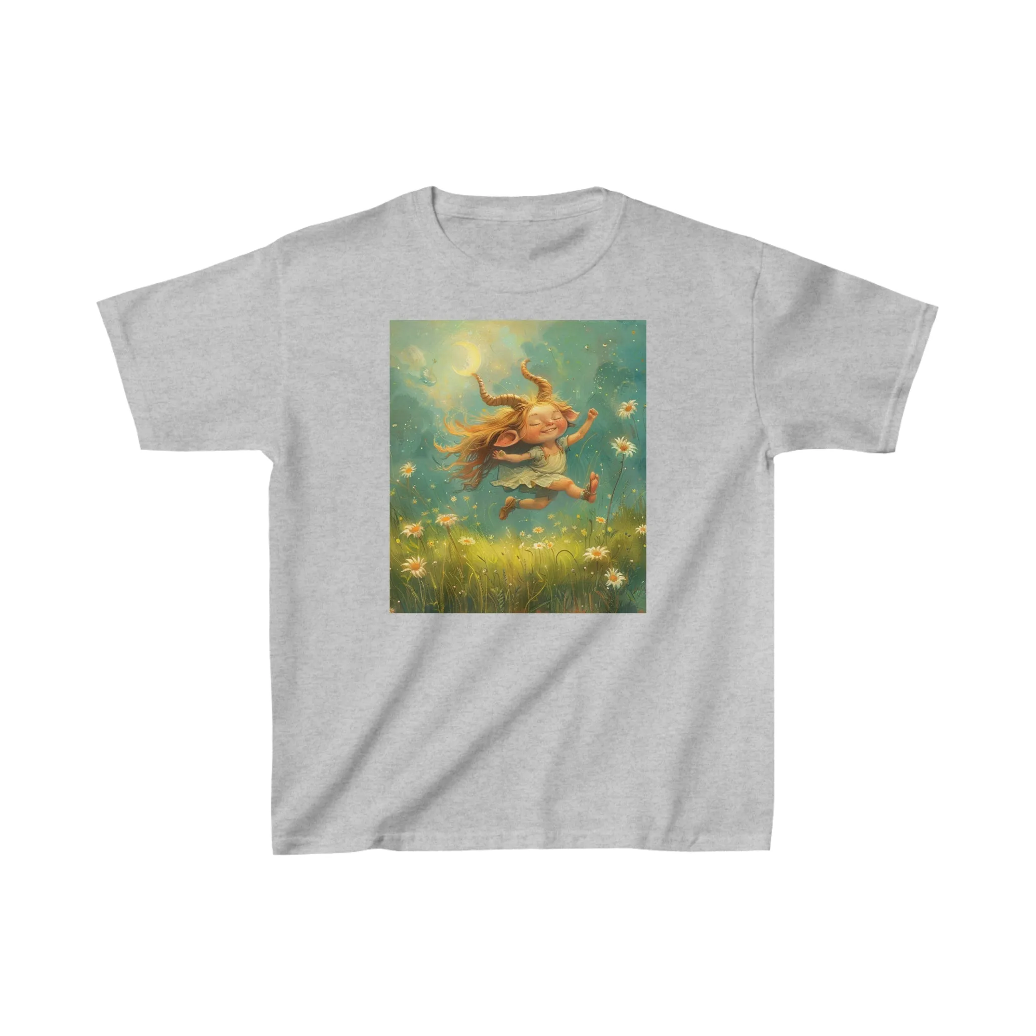 Capricorn zodiac Kids Heavy Cotton Tee