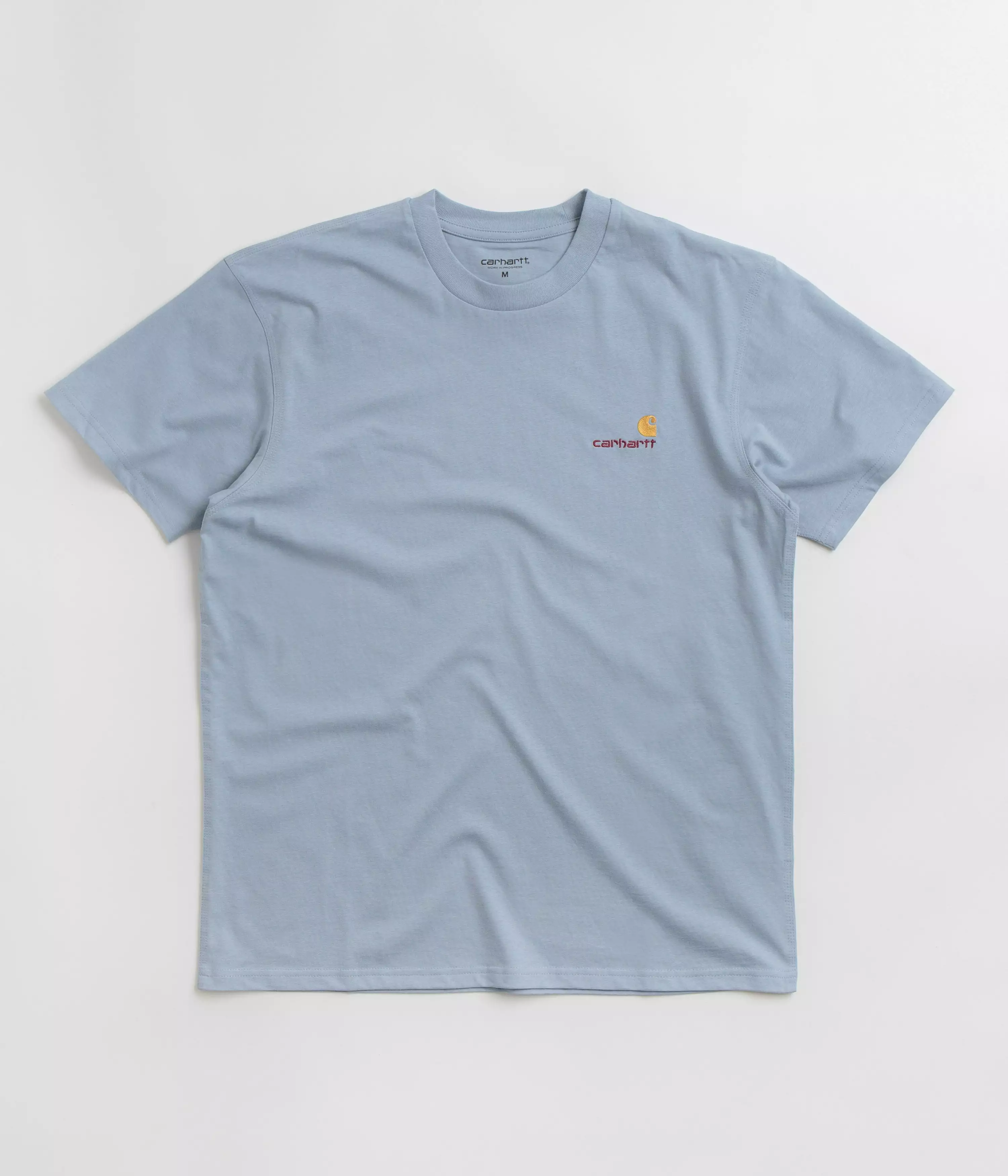 Carhartt American Script T-Shirt - Frosted Blue