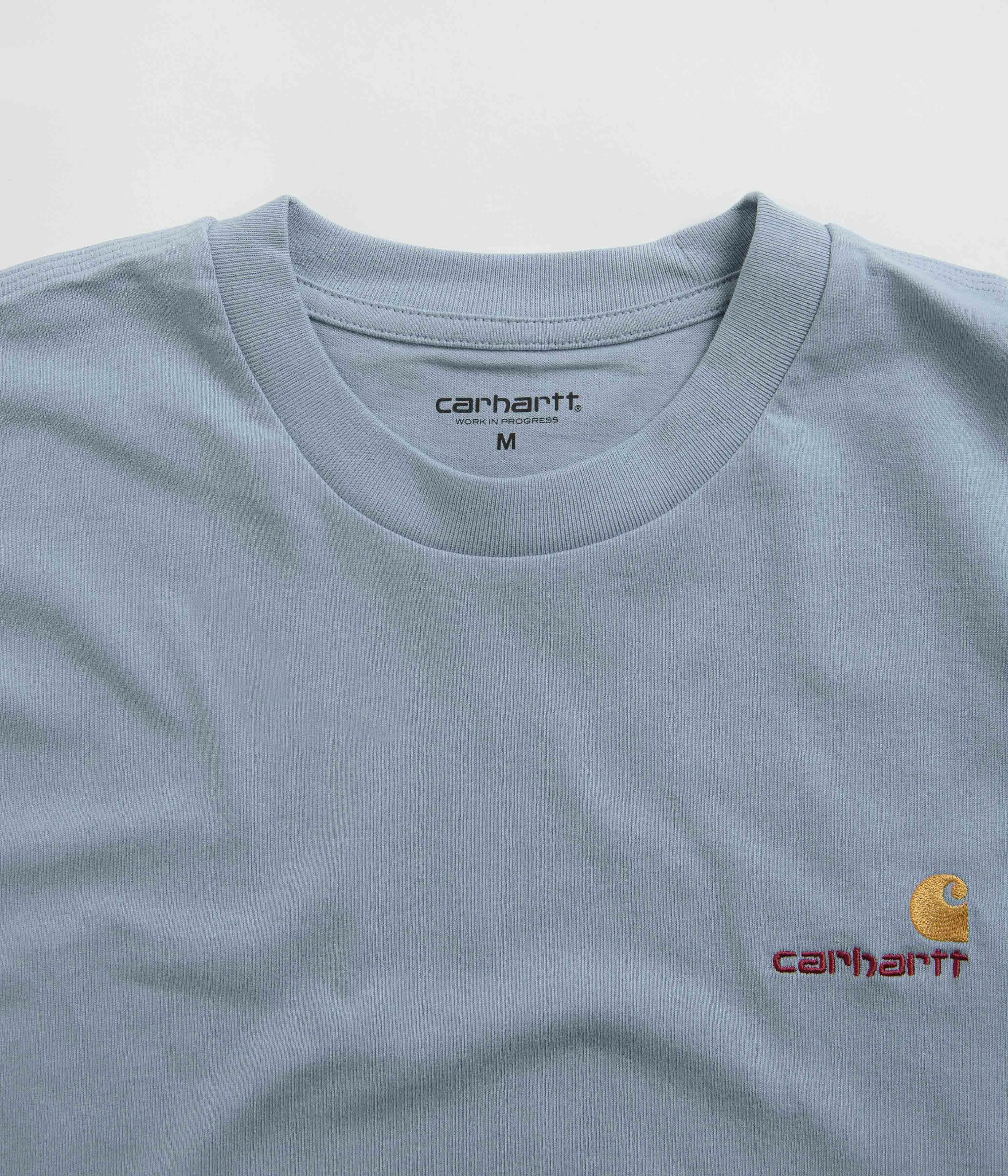 Carhartt American Script T-Shirt - Frosted Blue