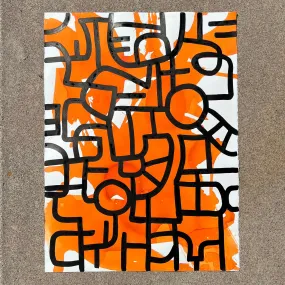 Cartography of Liminal Spaces - Orange #1