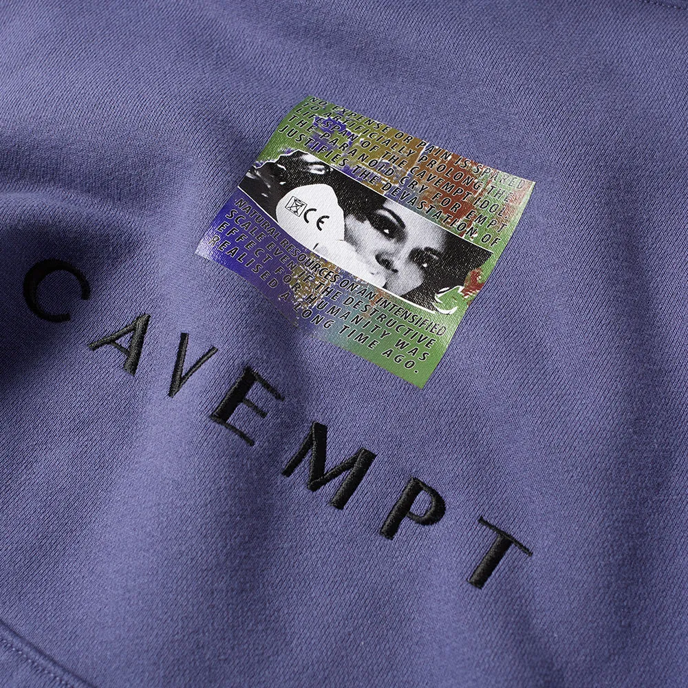 Cav Empt Embroidered Heavy HoodyNavy