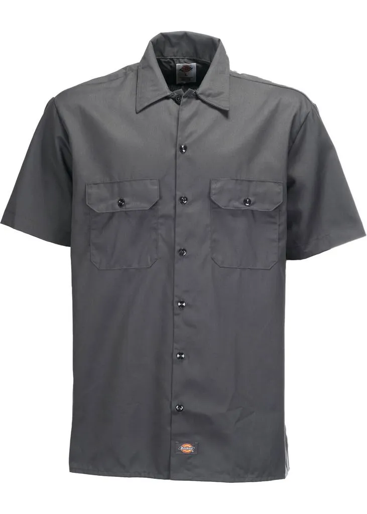 Dickies Men's 1574 Work Shirt Short Sleeves Gray