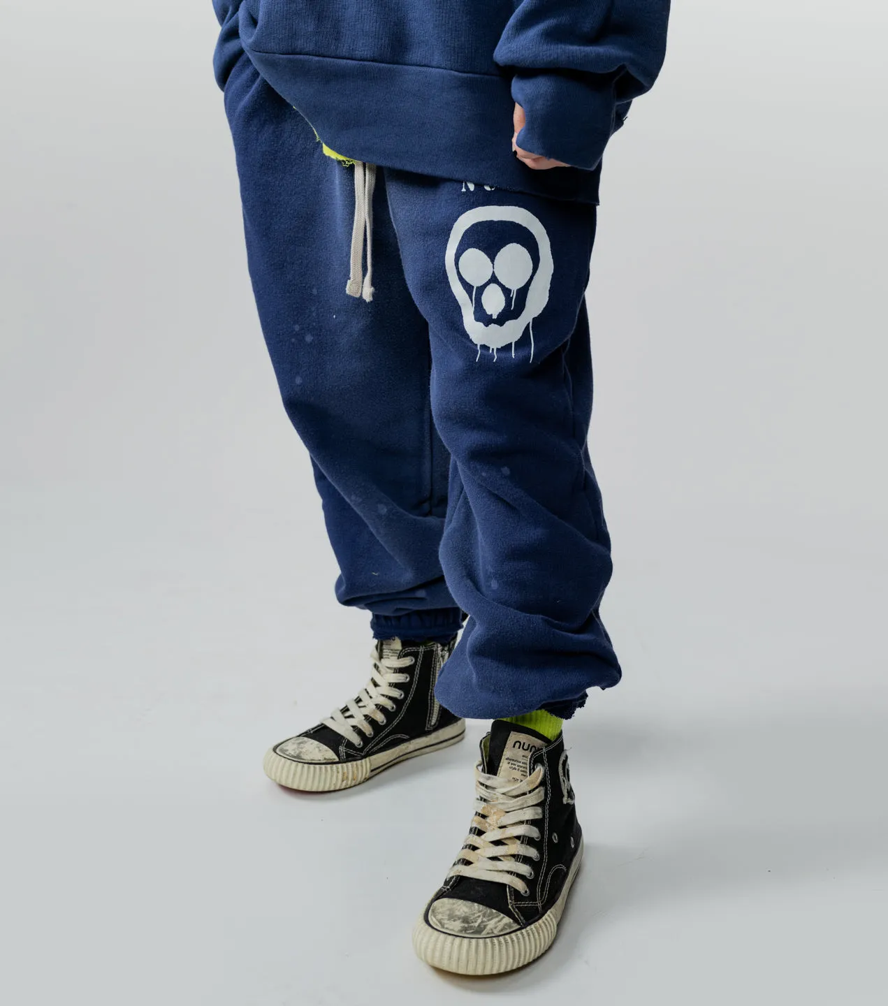 droopy skull sweatpants