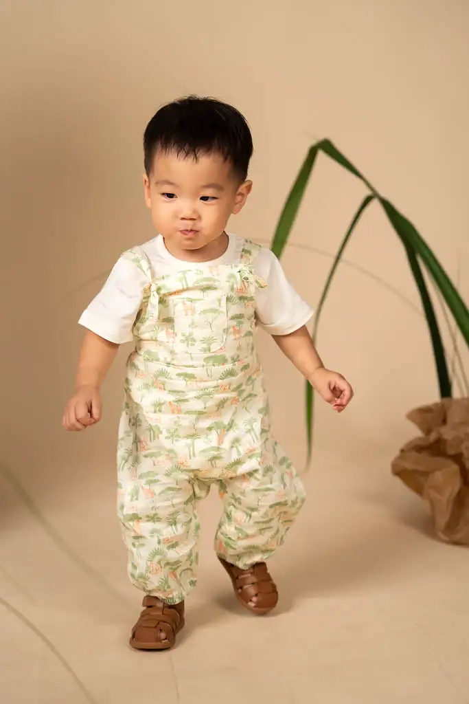 Emery Jumpsuit - Green Safari