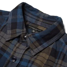 Engineered Garments Work ShirtGrey & Navy Heavy Twill