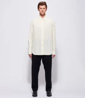 Forme d'Expression Mens Cream Casual Shirt