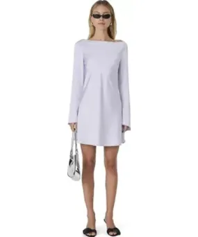 French Connection Women's Ennis Satin Long Sleeve Mini Dress