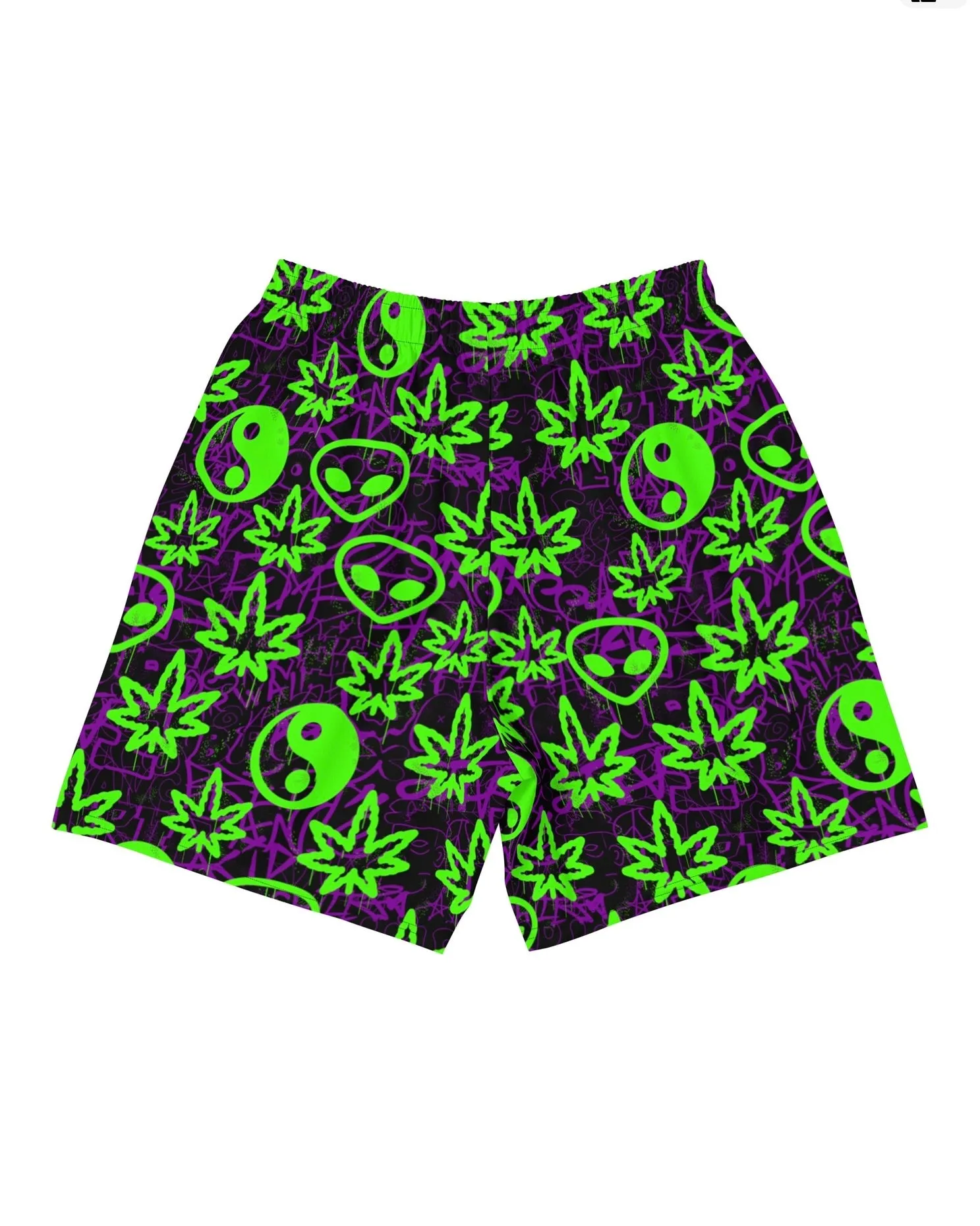 Ganja Graffiti Athletic Shorts