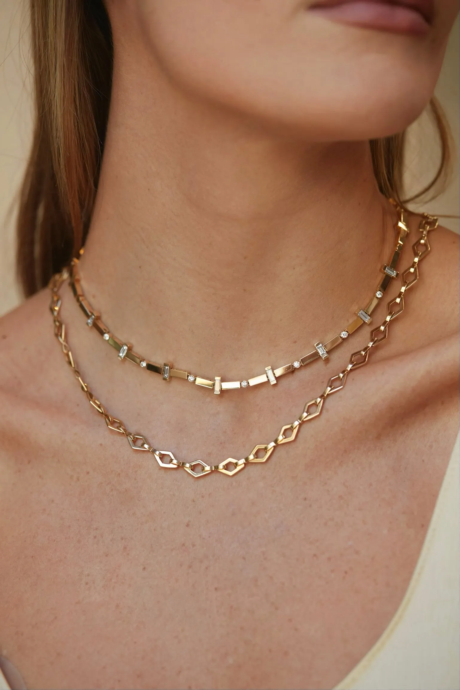 Heavy Diamond Link Chain