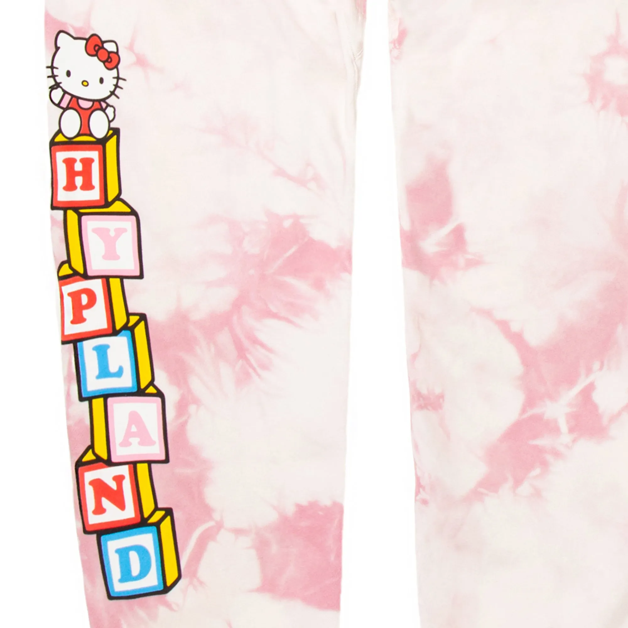 HELLO KITTY BLOCKS SWEATPANTS (TIE DYE)