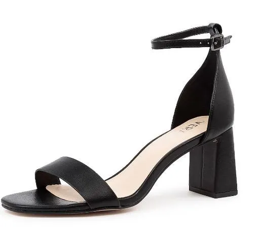 INDI BLOCK HEEL ANKLE STRAP