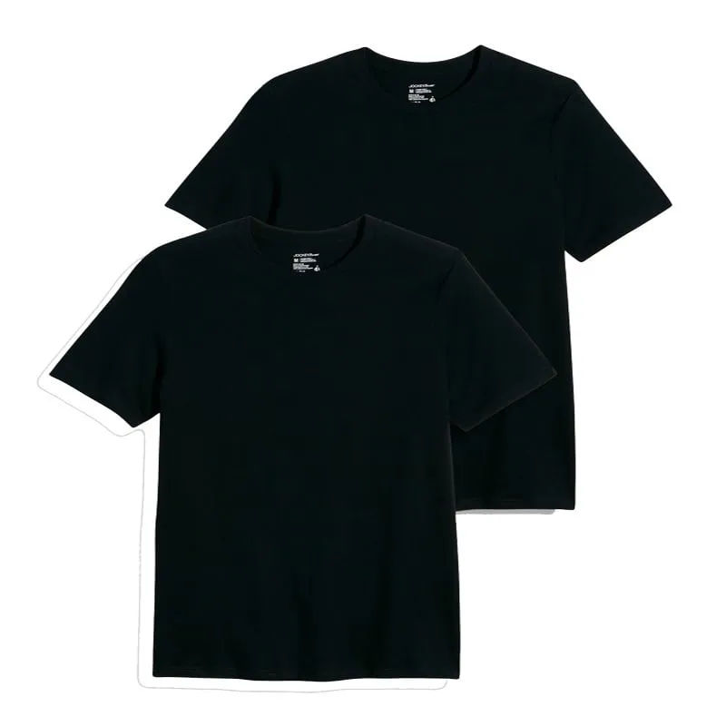 Jockey Crew T-Shirts-Black 