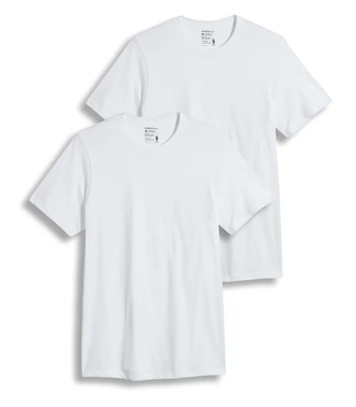 Jockey Crew T-Shirts-White 