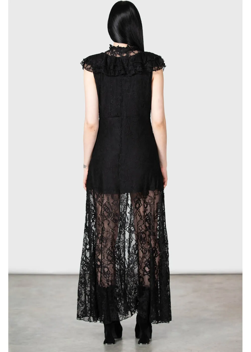 Killstar Vampire's Ball Maxi Dress Black