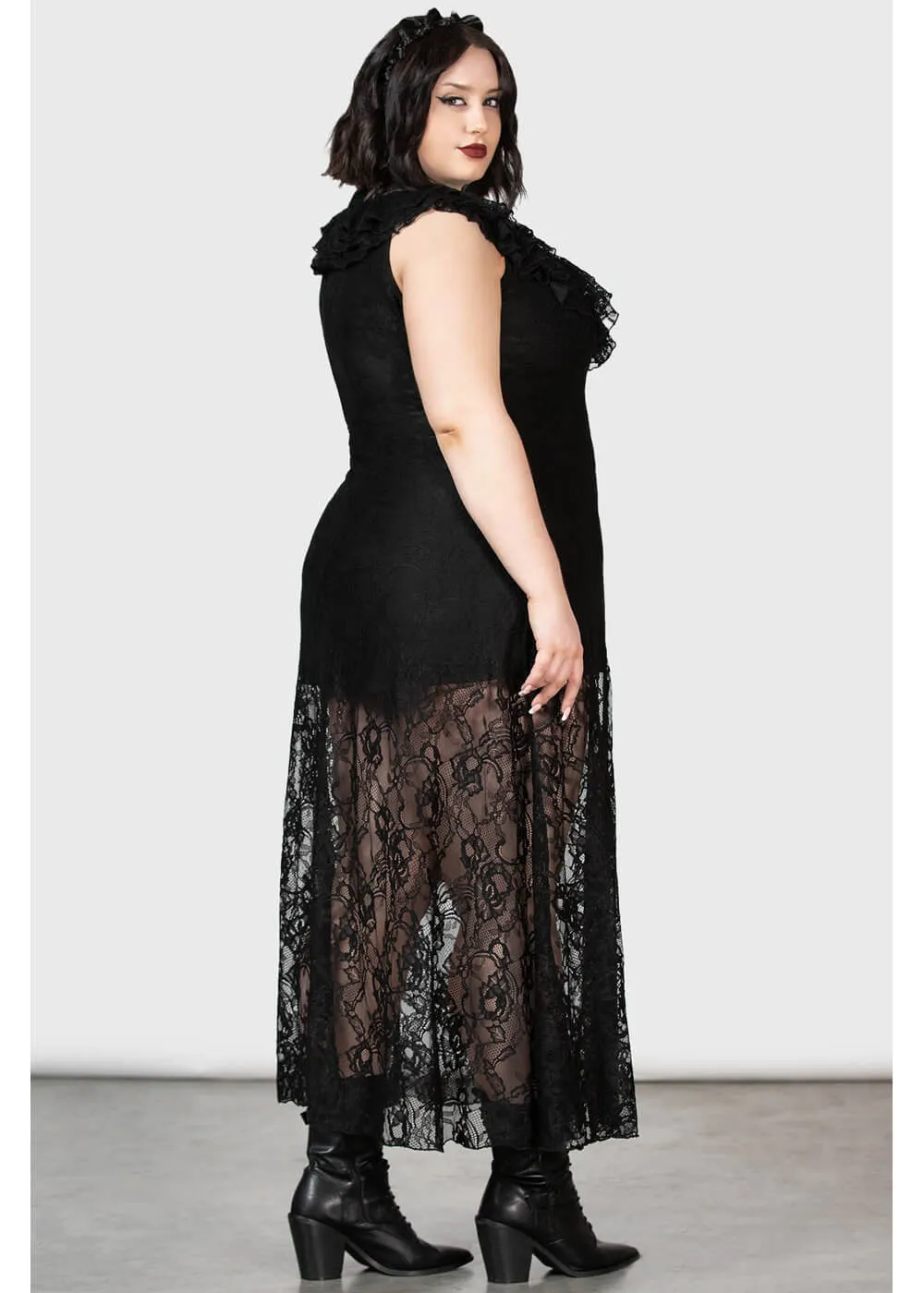 Killstar Vampire's Ball Maxi Dress Black