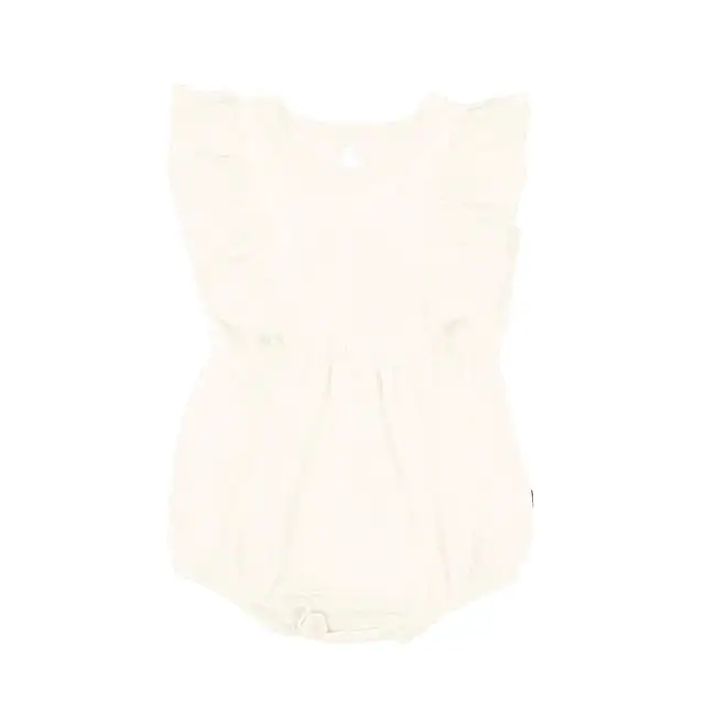 Kyte Baby Bubble Romper in Ecru