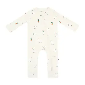 Kyte Baby Printed Zippered Romper in Goat