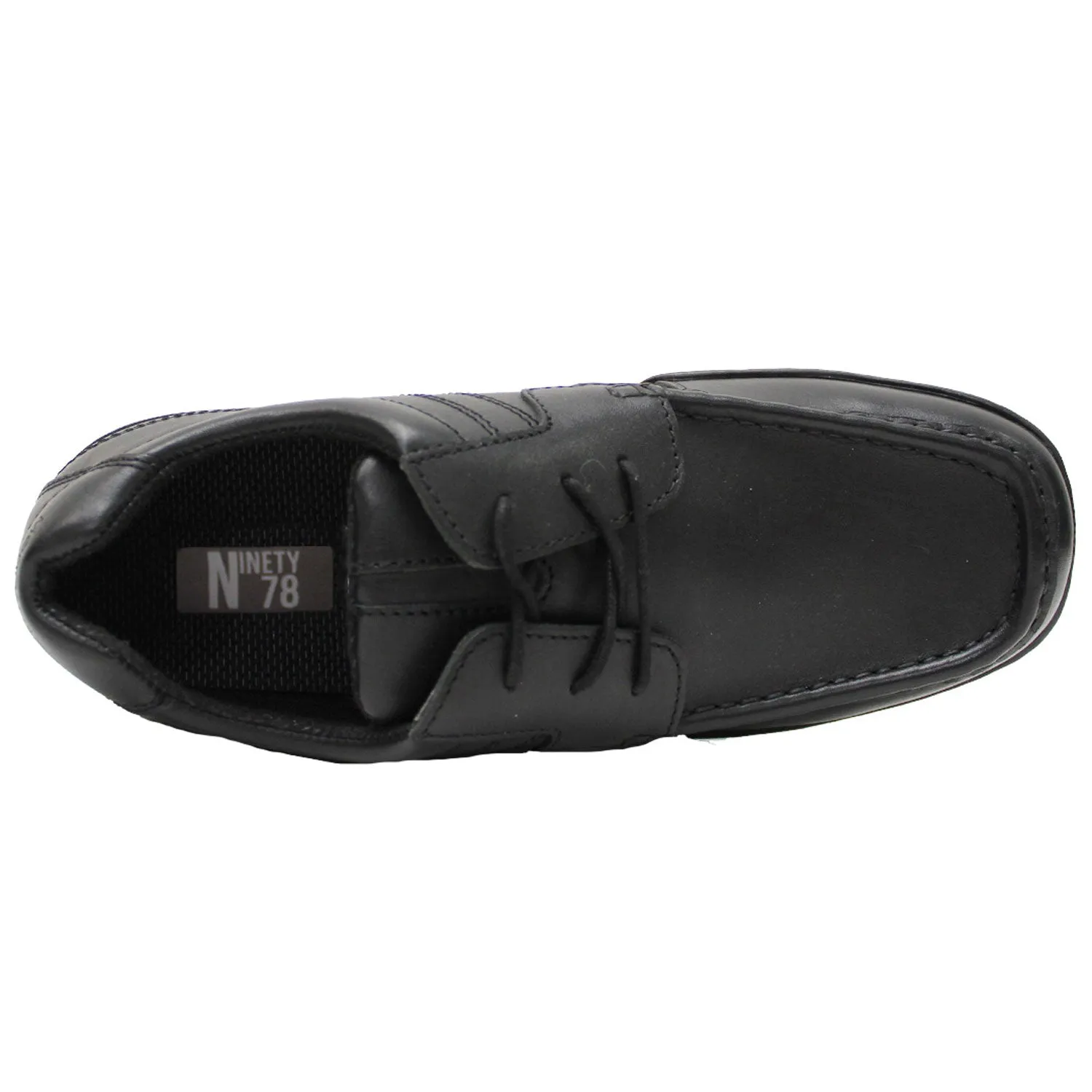 Lace Up School Shoe - Black