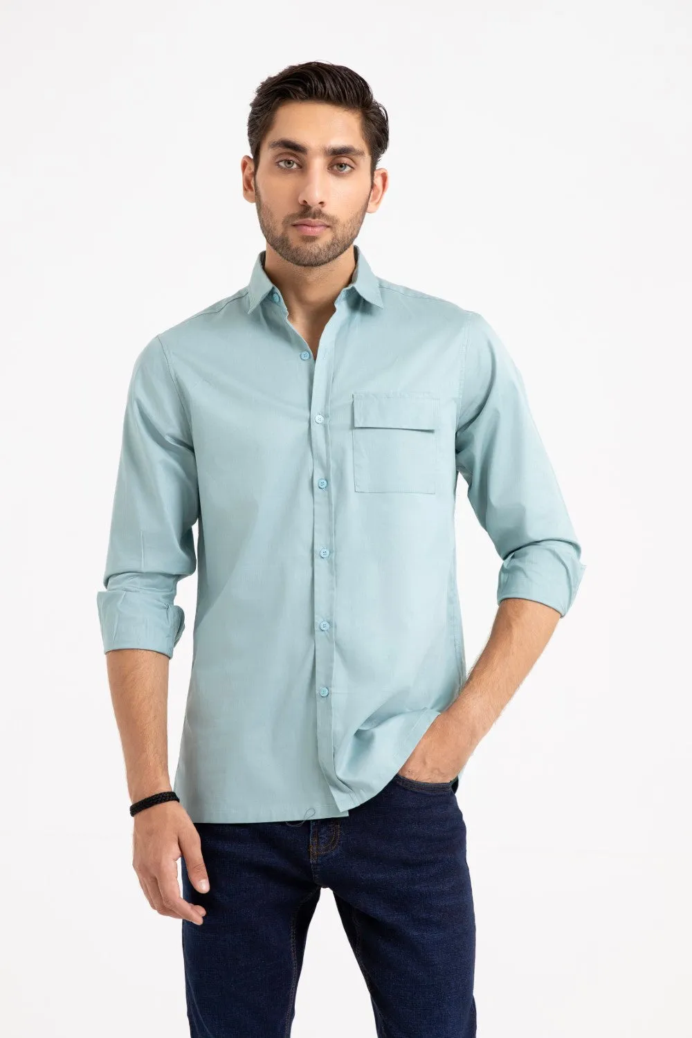 Light Blue Casual Shirt