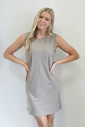 Maya Mocha Mini Dress