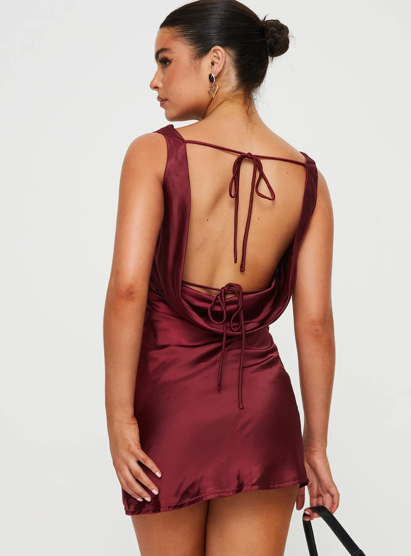 Millstone Mini Dress Burgundy