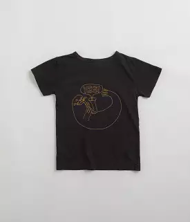 Mollusk Kids Dude Yes T-Shirt - Black Indigo