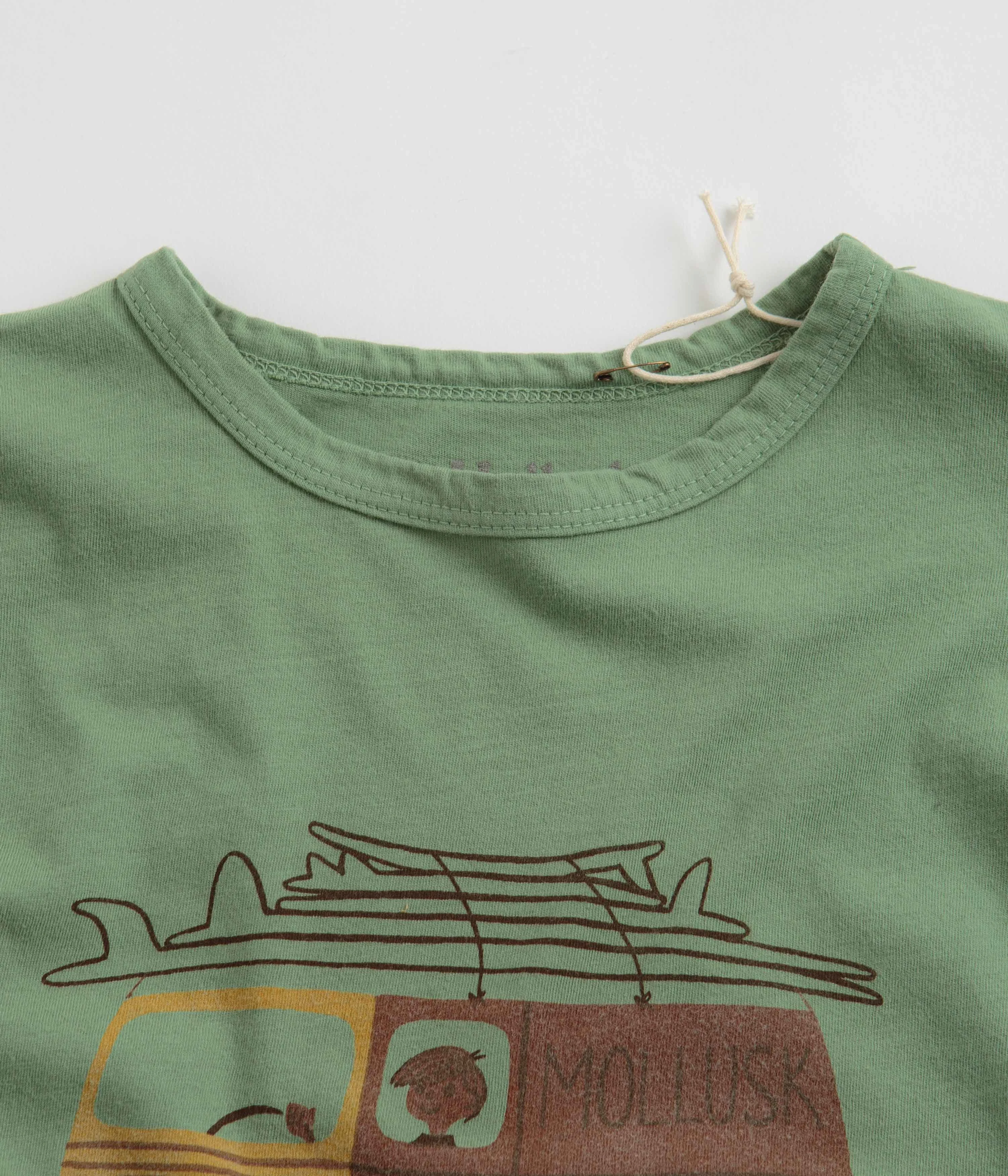 Mollusk Kids Van T-Shirt - Trinity Green