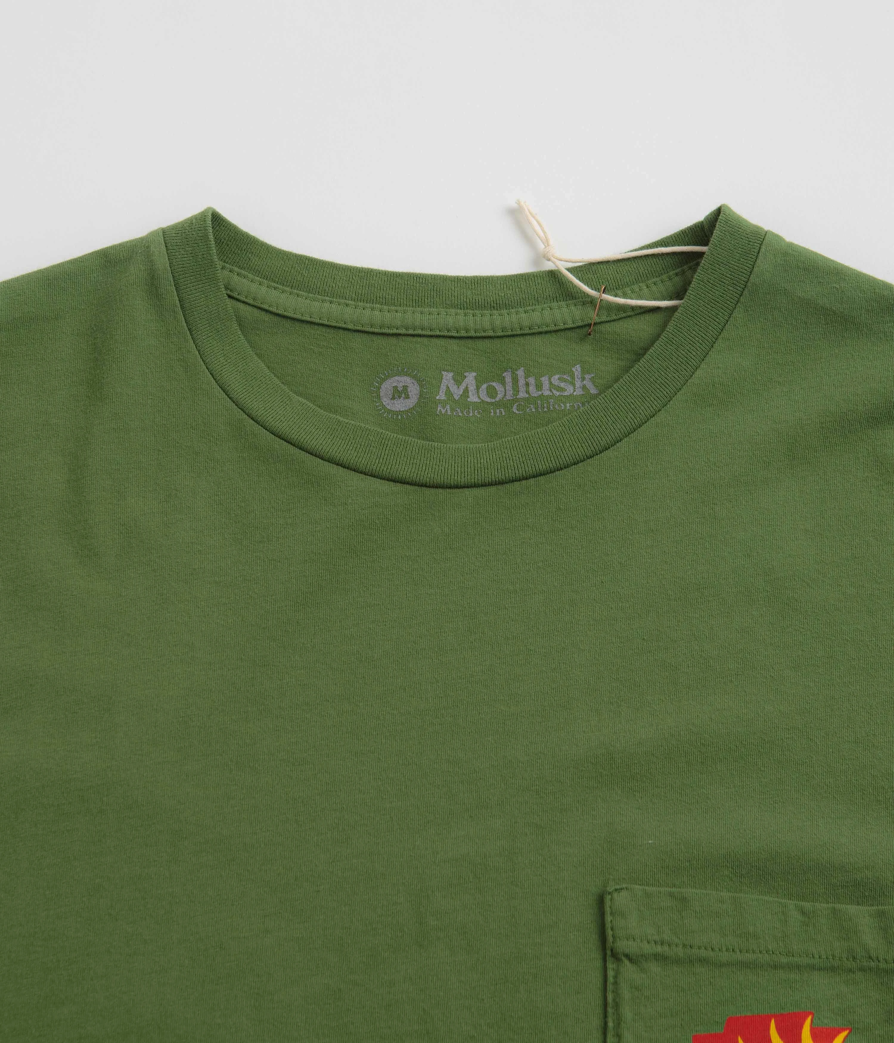 Mollusk Volta T-Shirt - True Green