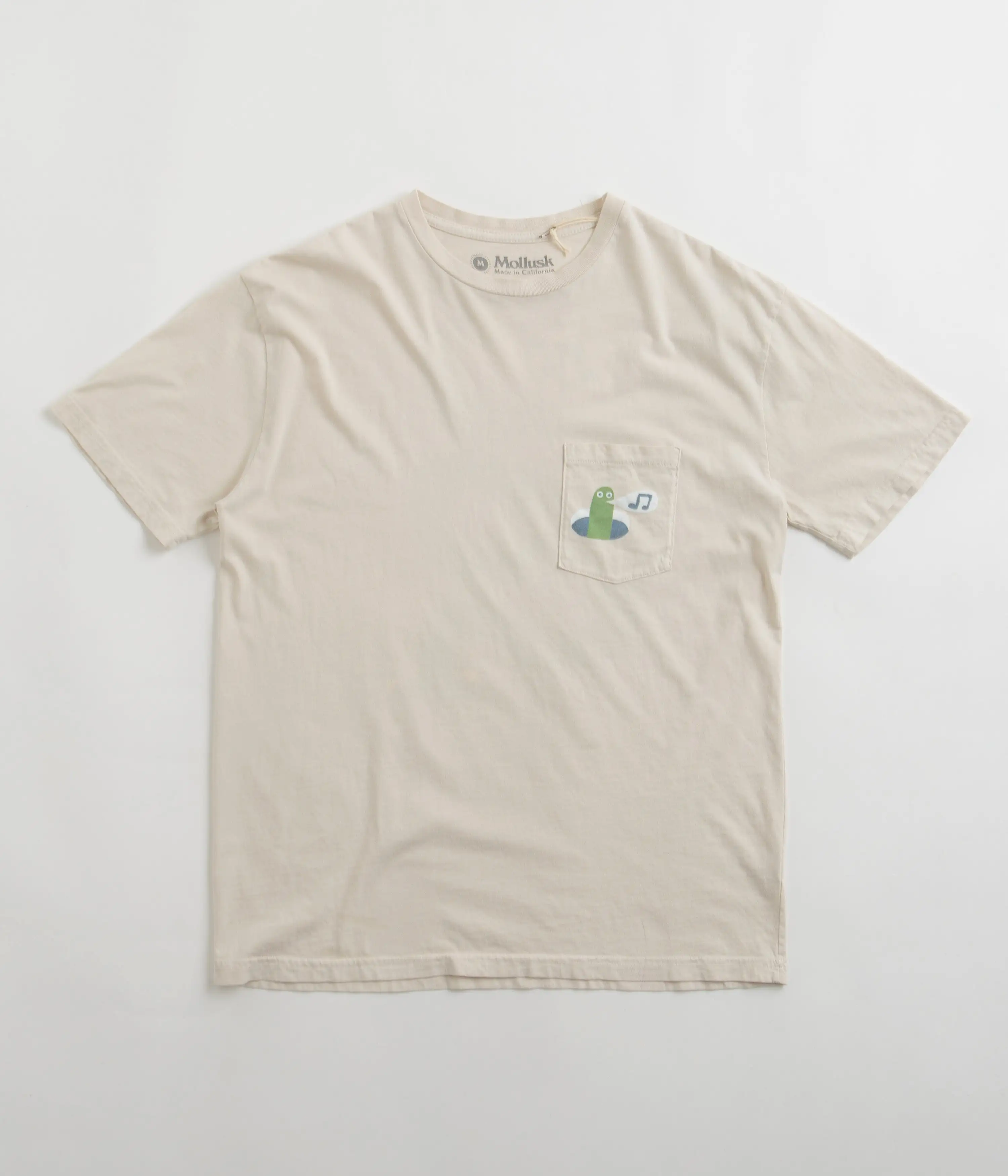 Mollusk Worm T-Shirt - Fog