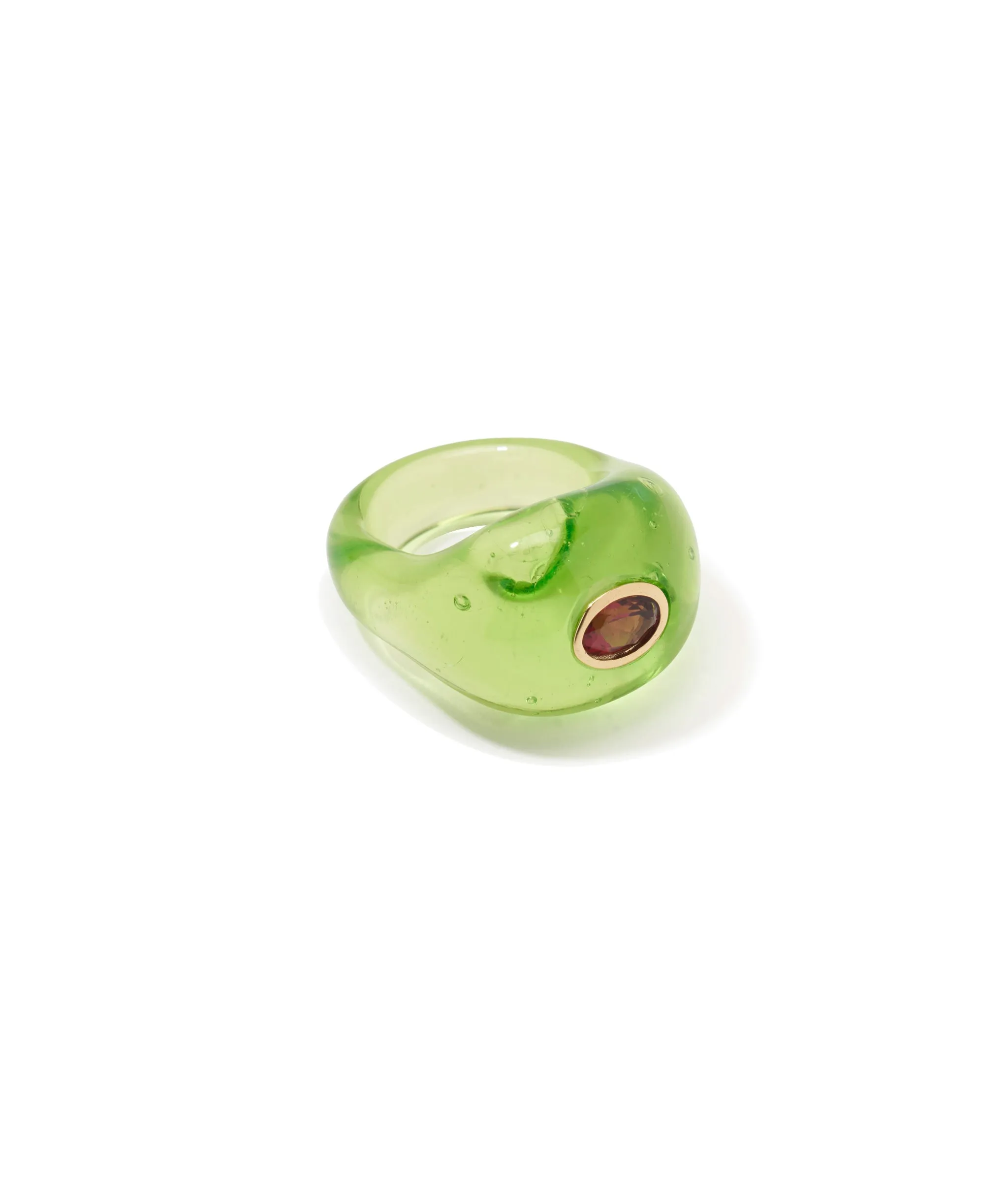 Monument Ring in Lime