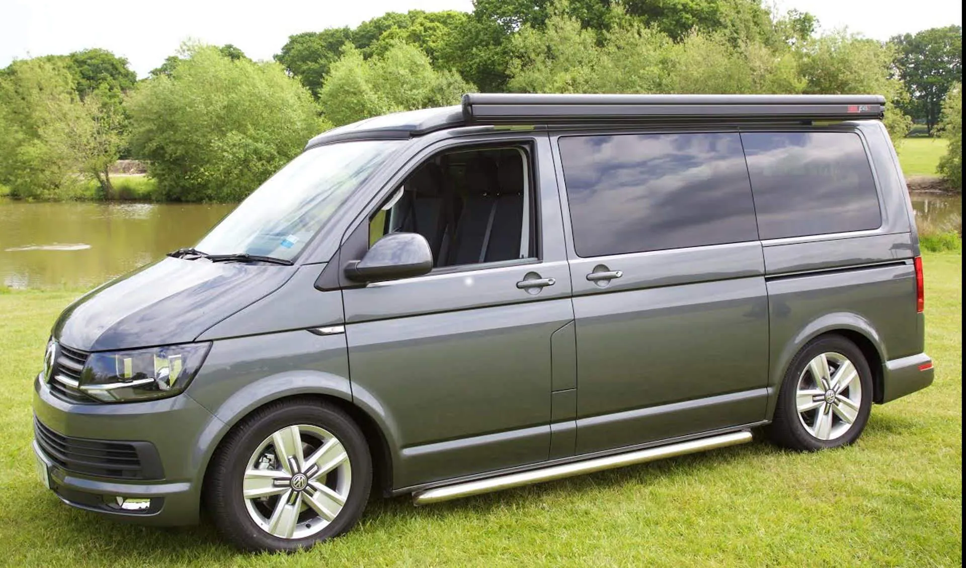 OE Style Stainless Steel Side Bars for Volkswagen Transporter T6 SWB