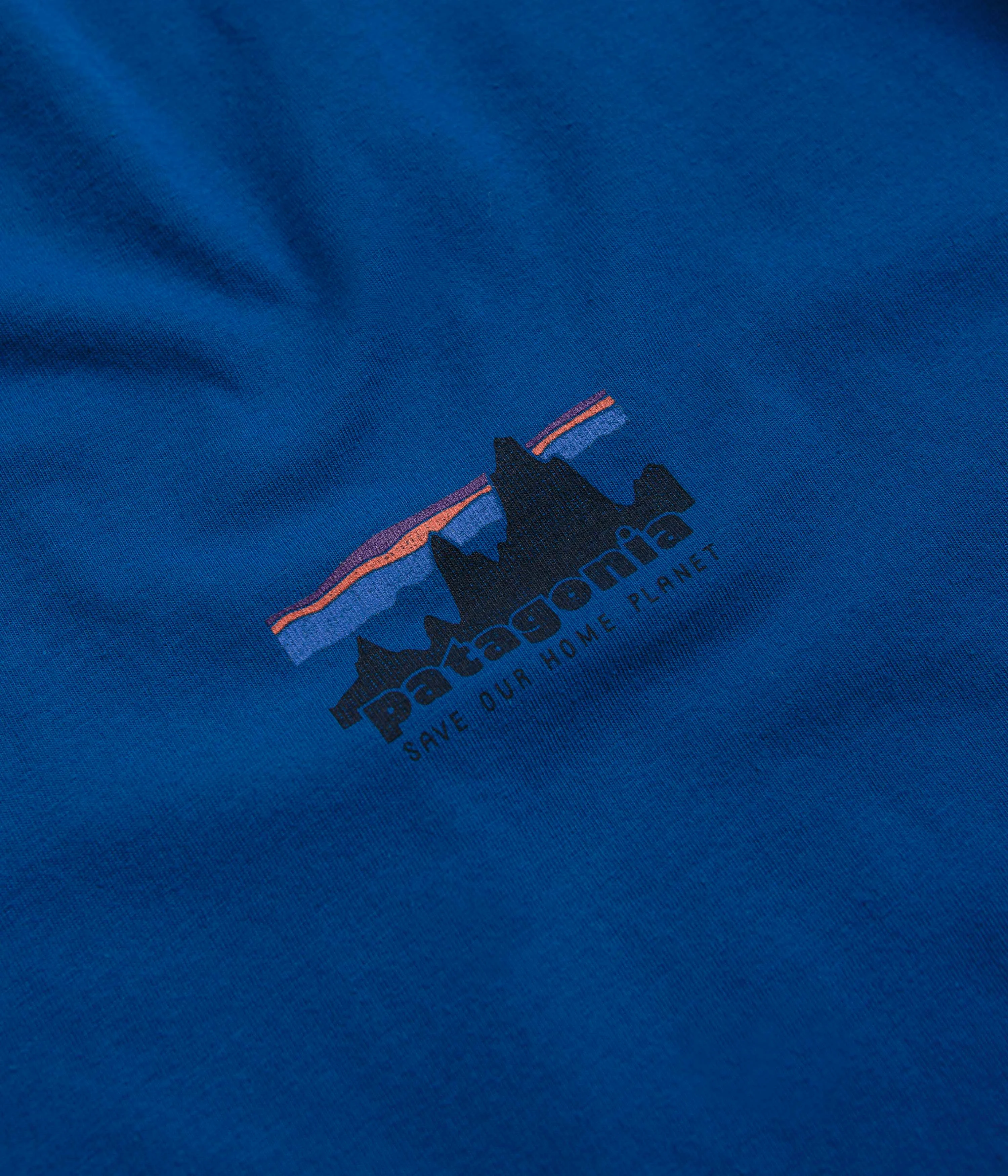 Patagonia 73 Skyline Organic T-Shirt - Endless Blue